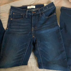 Madewell mid rise skinny jeans size 25 NWT
